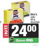 Moir's Jelly Assorted-For Any 2 x 80g
