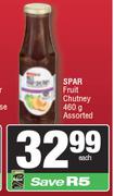 Spar Fruit Chutney Assorted-460g Each