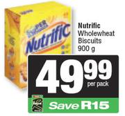 Nutrific Wholewheat Biscuits-900g Per Pack