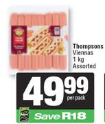 Thompsons Viennas Assorted-1Kg
