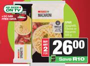 Spar Spaghetti, Elbows Or Macaroni-For 2 x 500g