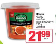 Rhodes Quality Jam Cup Assorted-290g