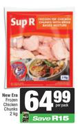New Era Frozen Chicken Chunks-2Kg Per Pack
