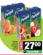 Parmalat Pure Joy 100% Fruit Juice Blend Assorted-For Any 4 x 200ml