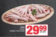 Spar Frozen Chicken Feet Small-Per Pack