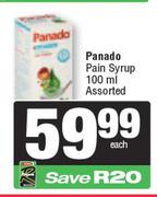 Panado Pain Syrup Assorted-100ml