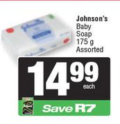 Johnson's Baby Soap Assorted-175g