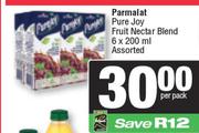  Parmalat Pure Joy Fruit Nectar Blend Assorted-6 x 200ml Per Pack