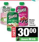 Rhodes Squish Assorted-For Any 3 x 110ml