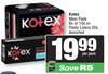 Kotex Maxi Pads 8s Or 10s Or Pantyliners 20s Assorted-Per Pack