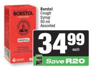 Borstol Cough Syrup Assorted-50ml