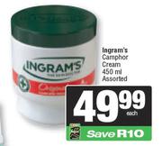 Ingram's Camphor Cream Assorted-450ml
