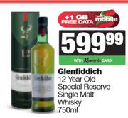 Glenfiddich 12 Year Old Special Reserve Single Malt Whisky-750ml