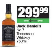 Jack Daniel's No.7 Tennessee Whisky-750ml