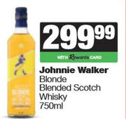 Johnnie Walker Blonde Blended Scotch Whisky-750ml