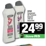 Spar Home Care All Purpose Cleaner Assorted-750ml