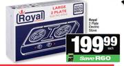 Royal 2 Plate Electric Stove