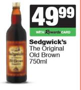 Sedgwick's The Original Old Brown-750ml