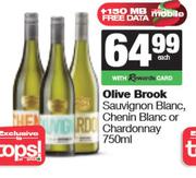 Olive Brook Sauvignon Blanc, Chenin Blanc Or Chardonnay-750ml