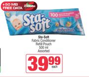 Sta Soft Fabric Conditioner Refill Pouch Assorted-500ml