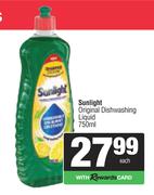 Sunlight Original Dishwashing Liquid-750ml