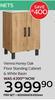Vienna Honey Oak Floor Standing Cabinet & White Basin 600 x 840 x 450mm