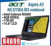 Acer Aspire A3 NX.GY3EA.003 Notebook