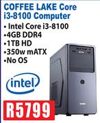 Coffee Lake Core i3-8100 Computer