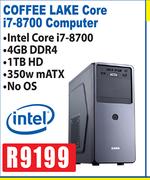 Coffee Lake Core i7-8700 Computer
