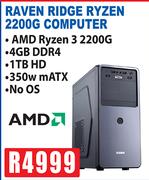 Raven Ridge RYZEN 2200G Computer