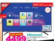Hisense 40" FHD Smart LED TV 40K3110