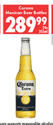 Corona Maxican Beer Bottles-24 x 355ml
