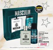  Lentheric Masculin Bold Gift Set EDT-100ml Per Set