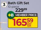 Nature's Nourishment Pineapple & Cedar Bath Gift Set 10 Piece-Per Set