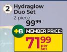  Nature's Nourishment Jojoba & Argan Oil Hydraglow Duo Set 2 Piece-Per Set