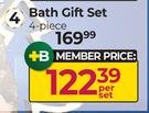 Nature's Nourishment Eco Natural Bath Gift Set 4 Piece-Per Set