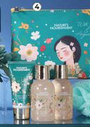 Nature's Nourishment Jojoba & Argan Oil Bath Gift Set 4 Piece-Per Set