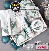 Nature's Edition Lily Of The Valley Pamper Basket 7 Piece-Per Set