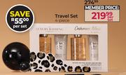 The Luxury Bathing Cashmere Musk & Amber Travel Set 4 Piece-Per Set