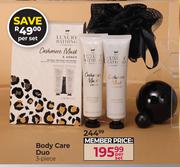 The Luxury Bathing Cashmere Musk & Amber Body Care Duo 3 Piece-Per Set