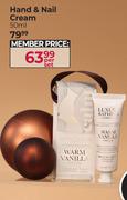 The Luxury Bathing Warm Vanilla Hand & Nail Cream-50ml-Per Set