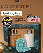 The Luxury Bathing Sparkling Pear Duo Hand Care Set 2 Piece-Per Set