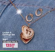 Lockset & Earrings Set 2 Piece Set-Per Set