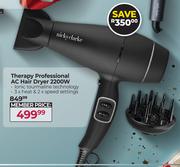 Nicky Clarke Therapy Professional AC Hair Dryer 2200W