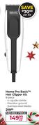 Wahl Home Pro Basic Hair Clipper Kit 8 Piece