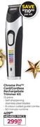 Wahl Chrome Pro Cord/Cordless Rechargeable Trimmer Kit 13 Piece
