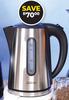 Sunbeam Stainless 1.7Ltr Steel Cordless Kettle 