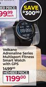 Volkano Adrenaline Series Multisport Fitness Smart Watch With GPS
