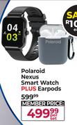 Polaroid Nexus Smart Watch Plus Earpods-Per Set