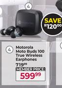 Motorola Moto Buds 100 True Wireless Earphones